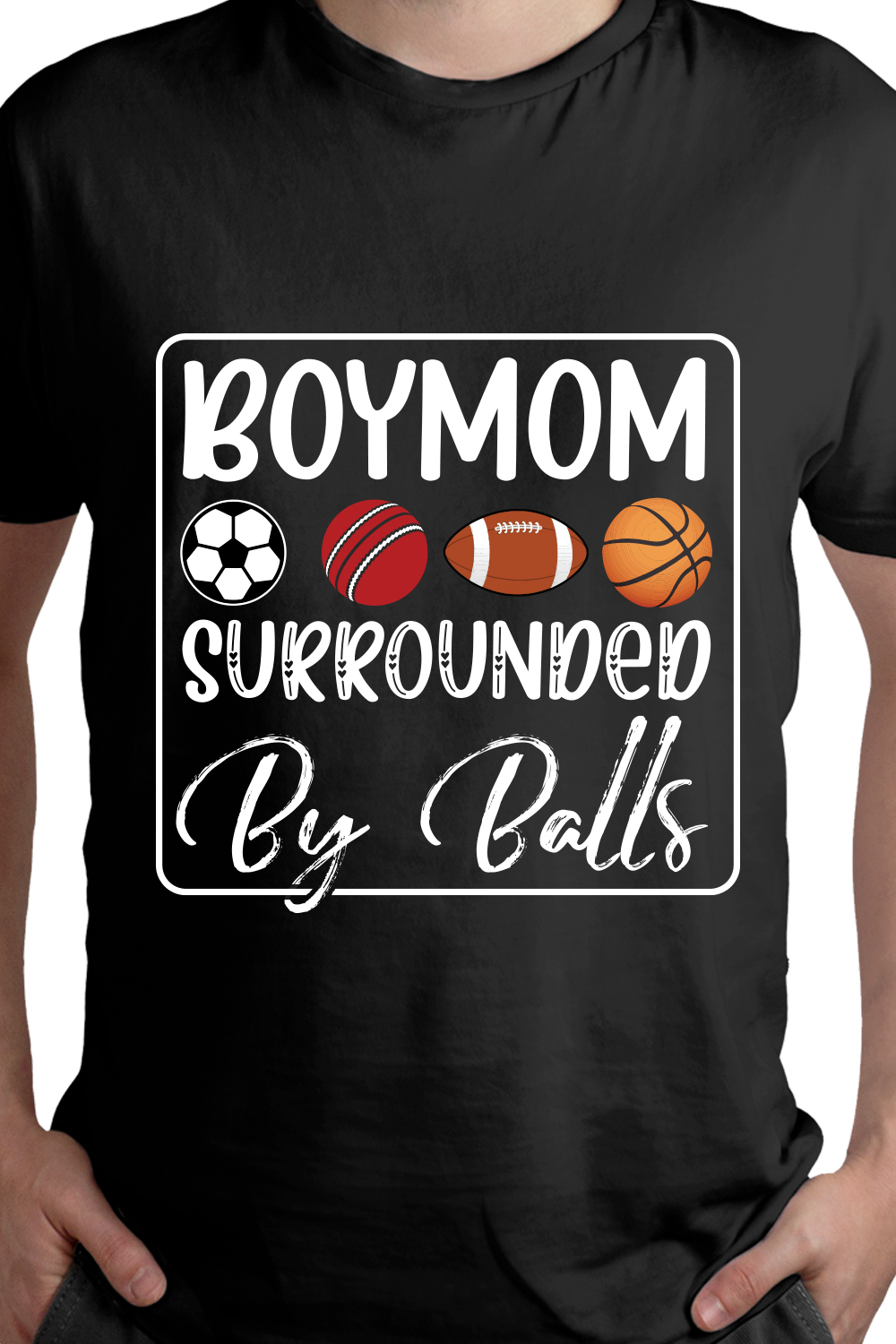 Mother's day typography quotes t shirt design, Mother's Day Shirts pinterest preview image.