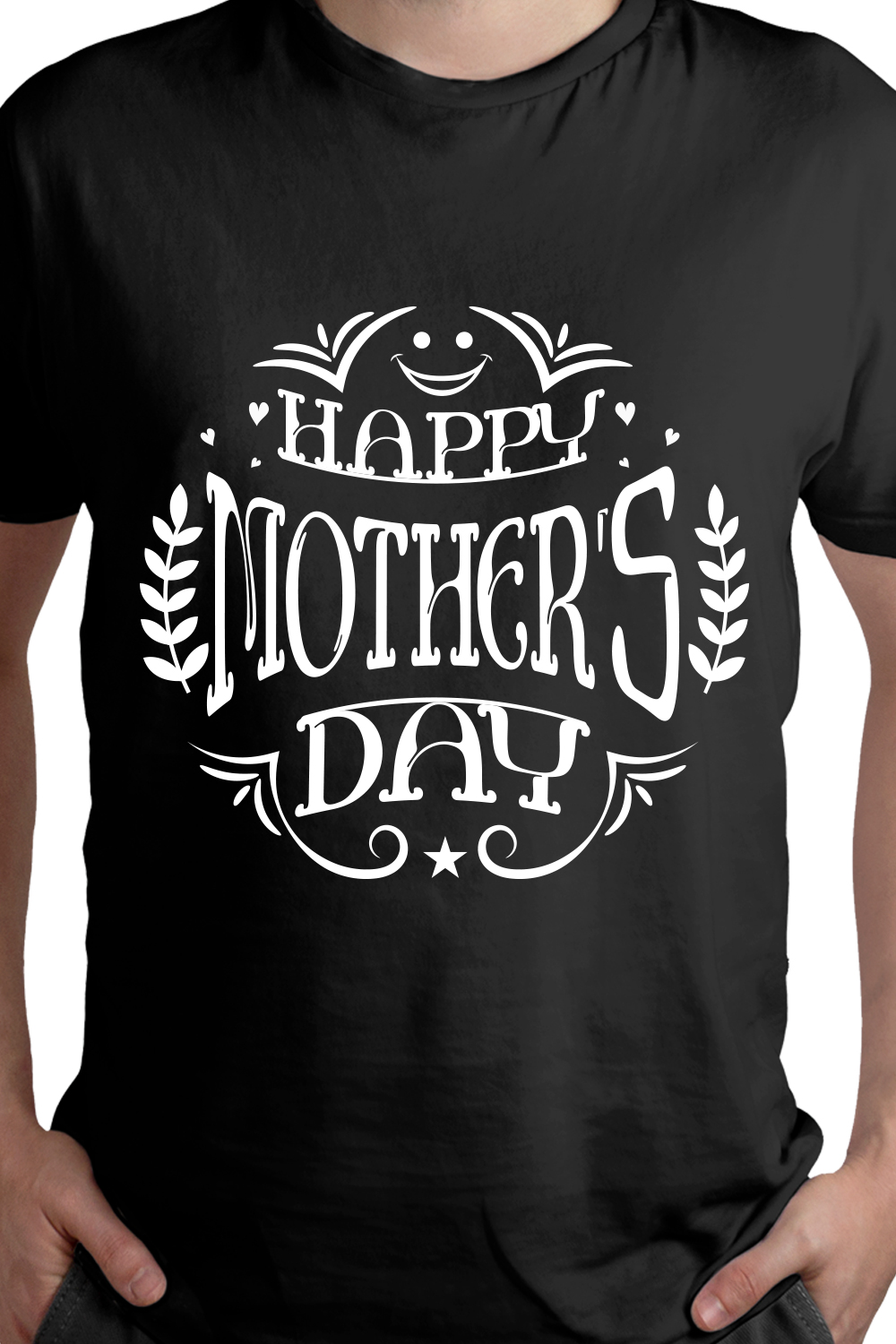 Mother's day typography quotes t shirt design, Mother's Day Shirts pinterest preview image.