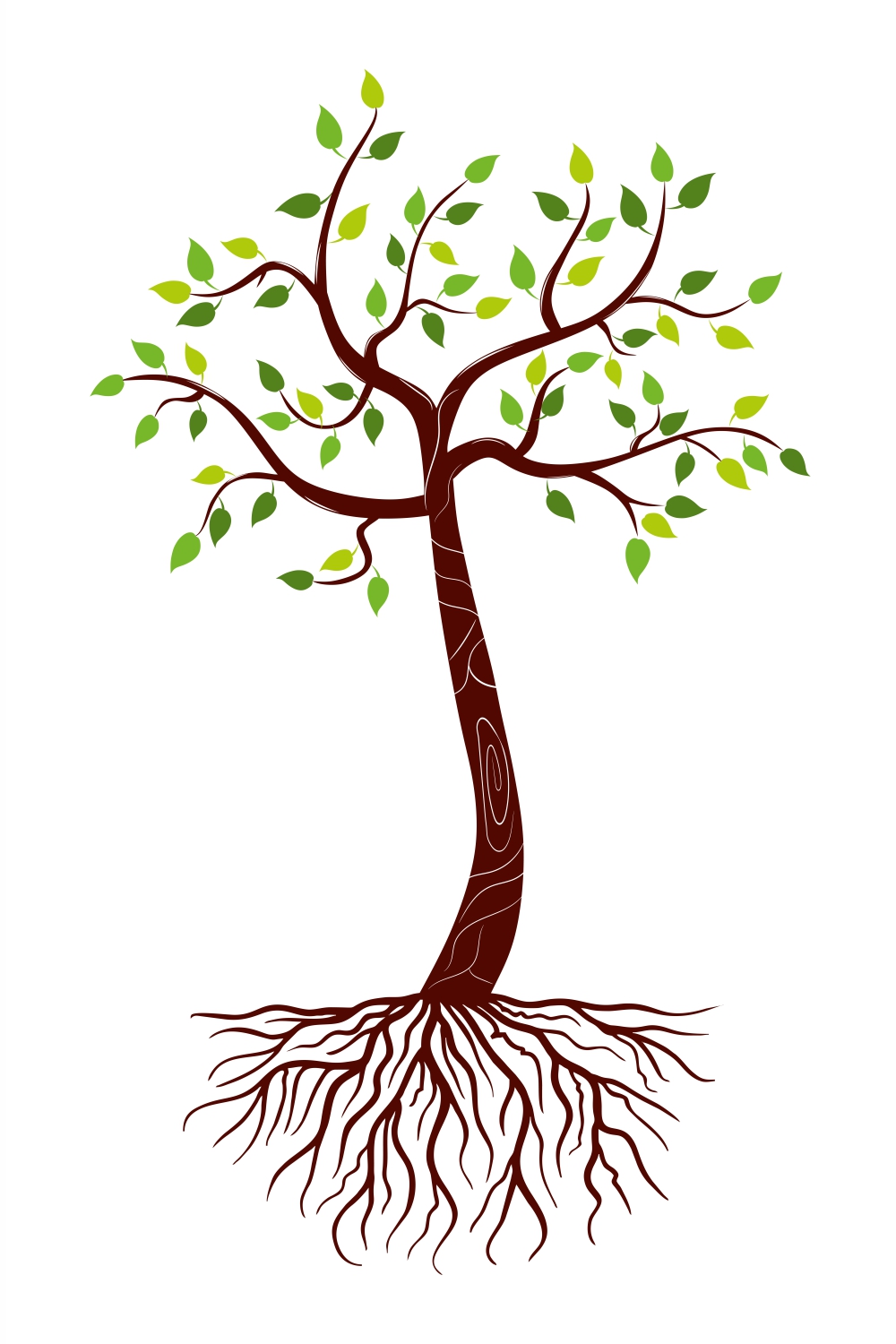 Tree logo pinterest preview image.