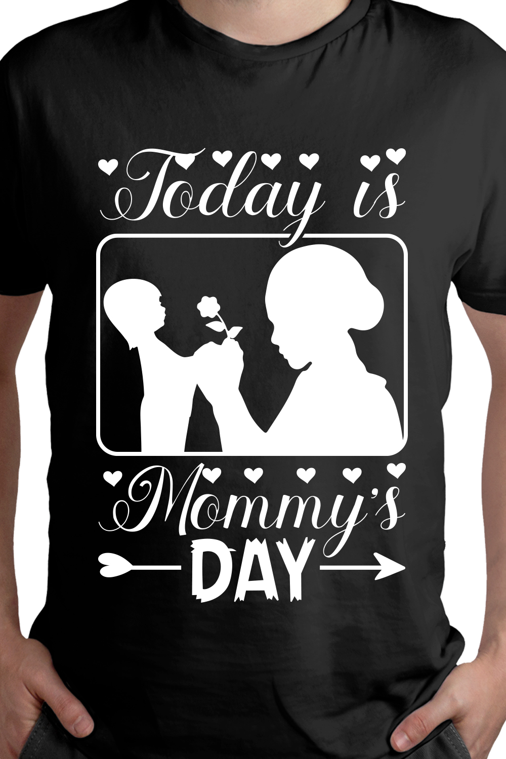 Mother\'s day typography quotes t shirt design, Mother\'s Day Shirts pinterest preview image.