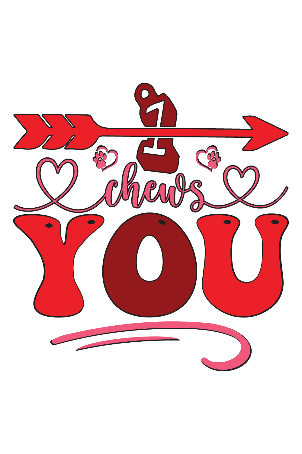 Retro valentines SVG Bundle pinterest preview image.