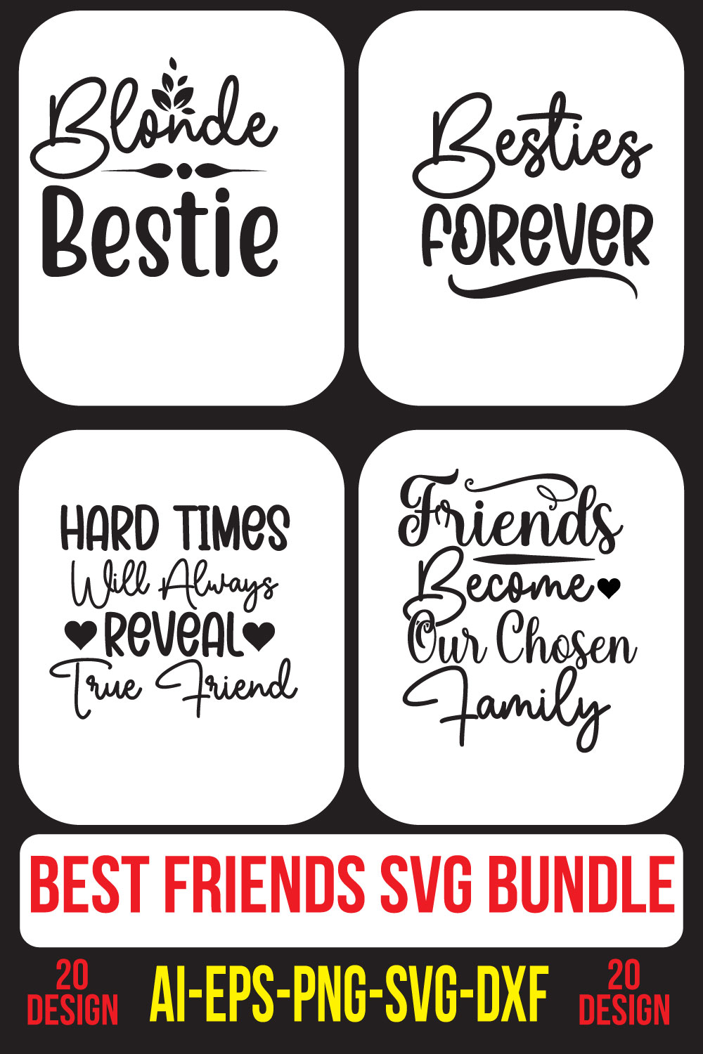 Dia internacional da amizade svg bundlebest friends svg friends