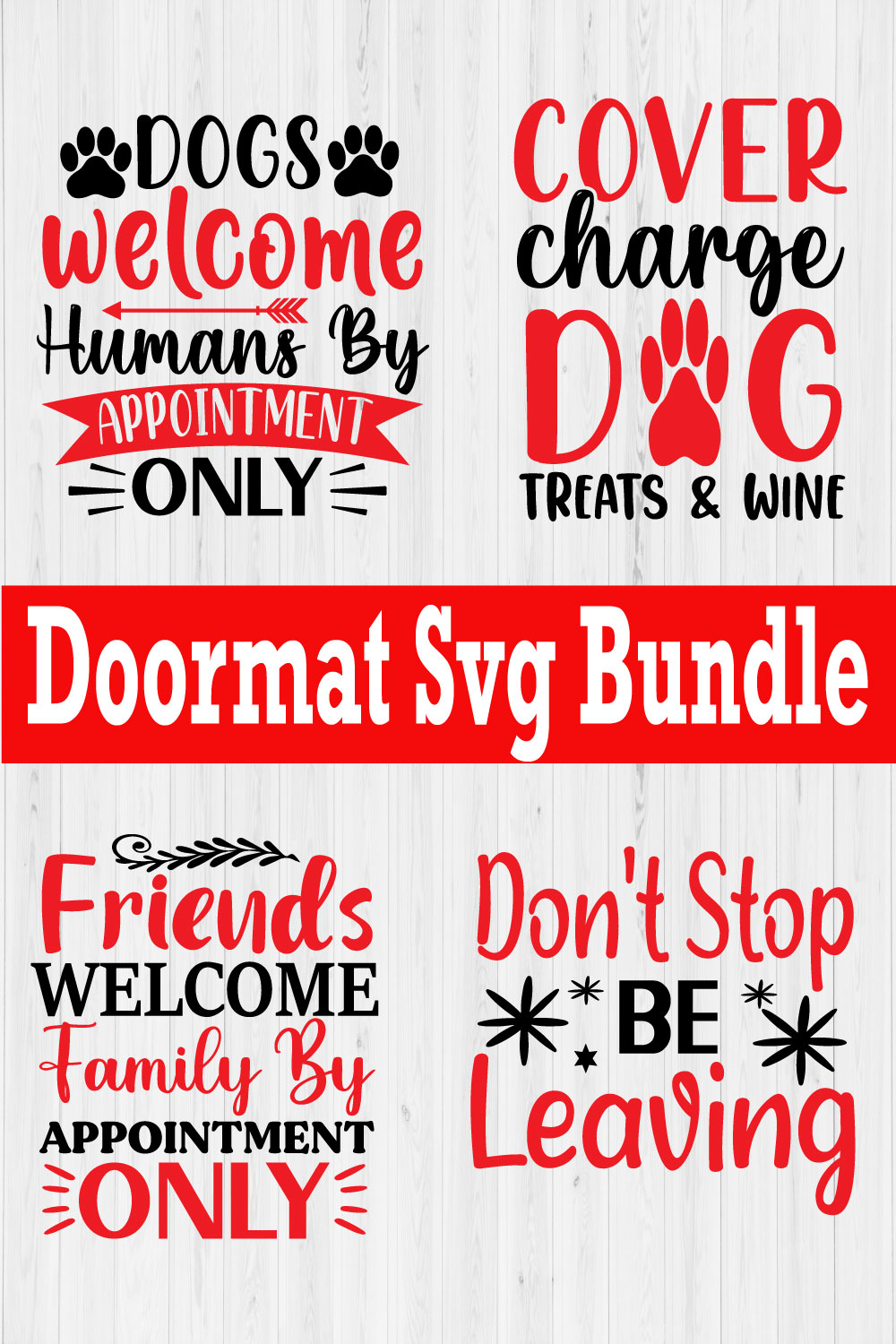 Doormat Svg Design Bundle Vol2 pinterest preview image.