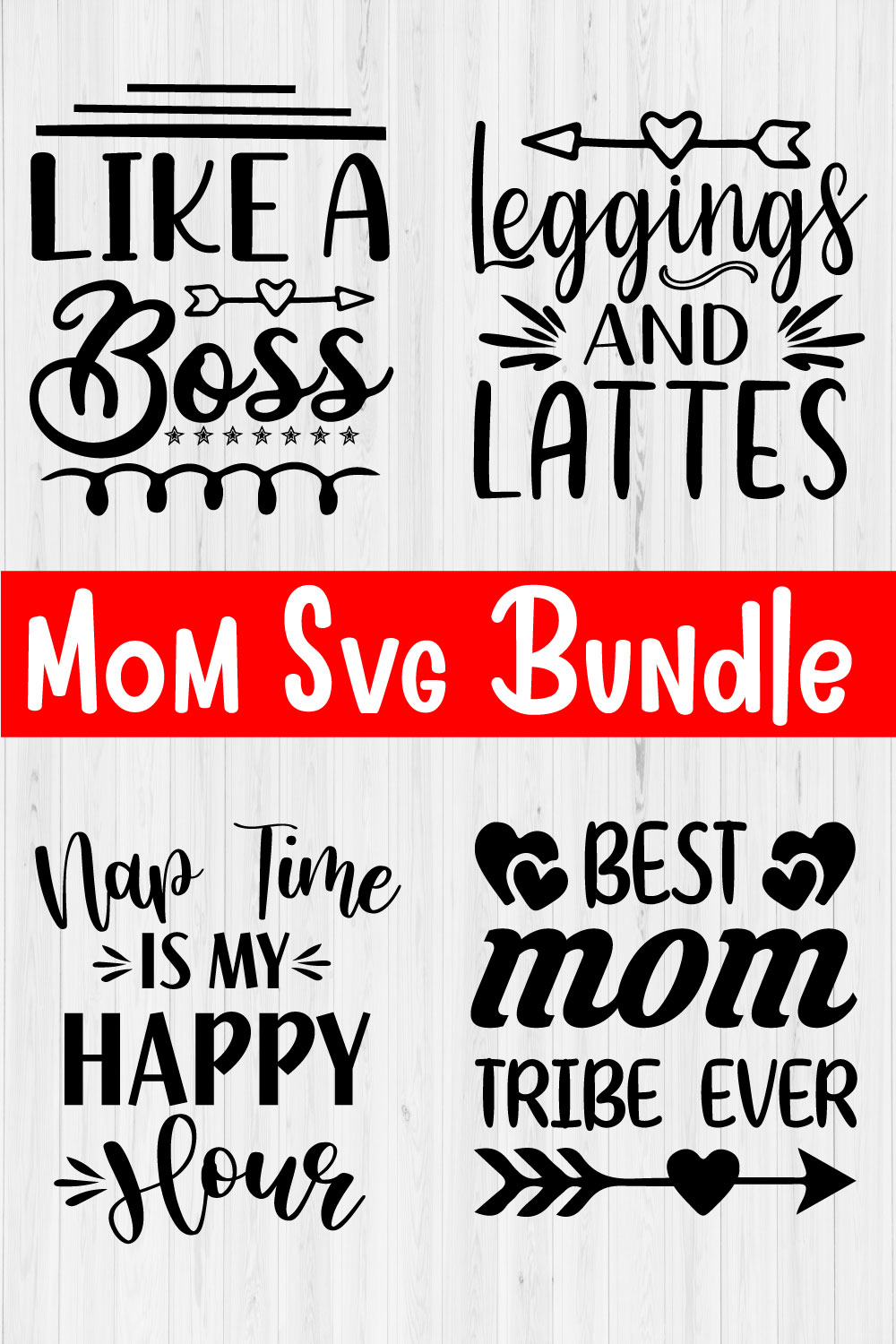 Mother Svg Bundle Vol10 pinterest preview image.