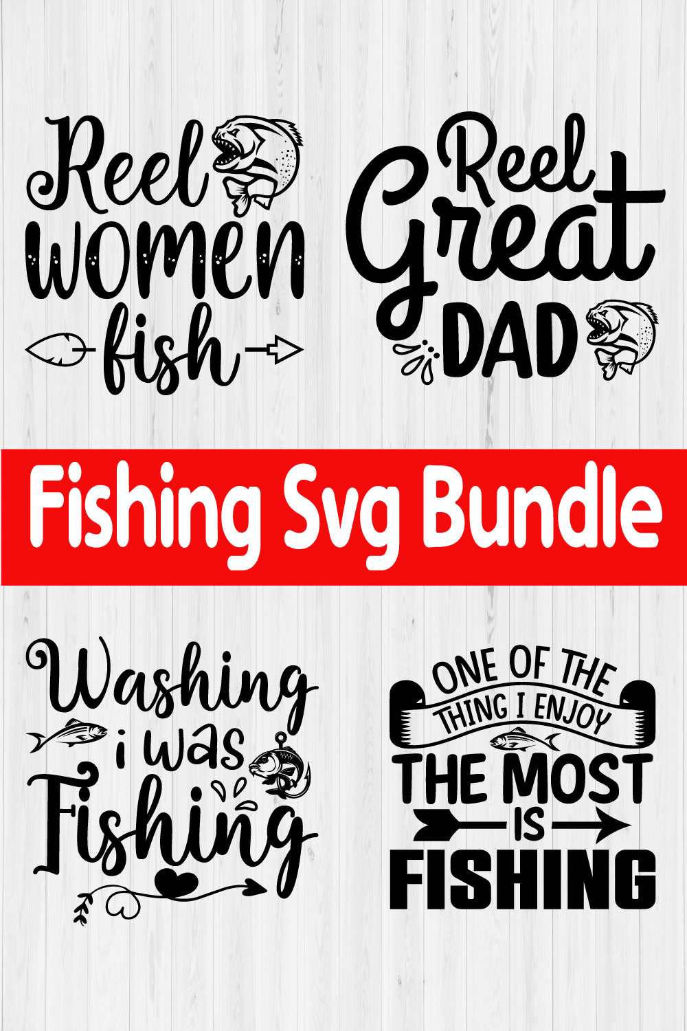 Fishing Svg Bundle Vol1 pinterest preview image.