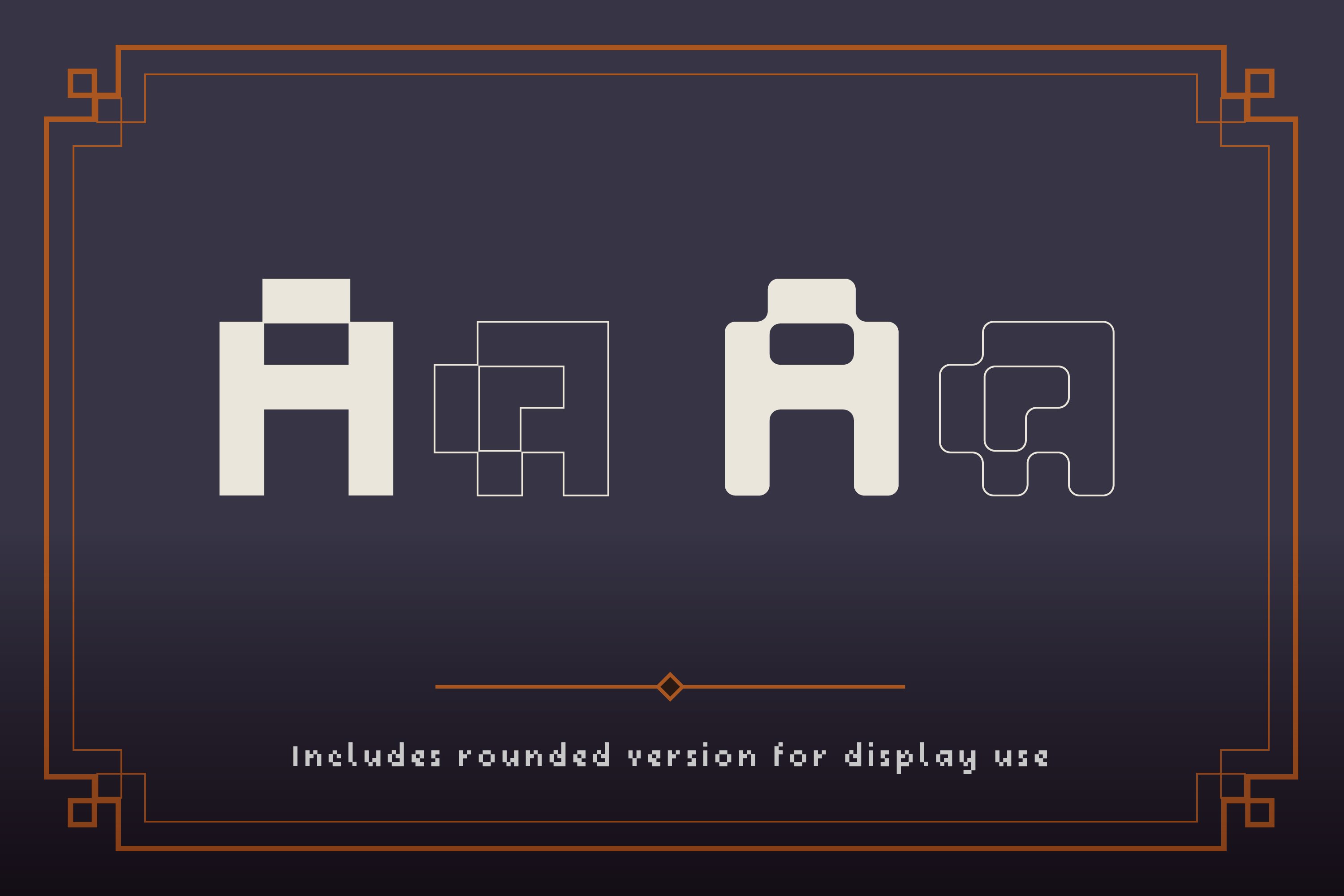 Navigator - Pixel Art font preview image.
