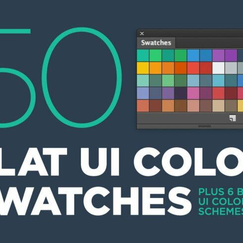50 Flat UI color swatchescover image.