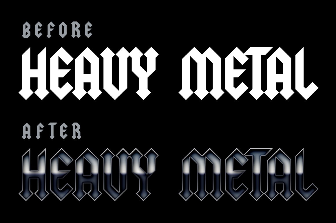 Heavy Metal layer stylespreview image.