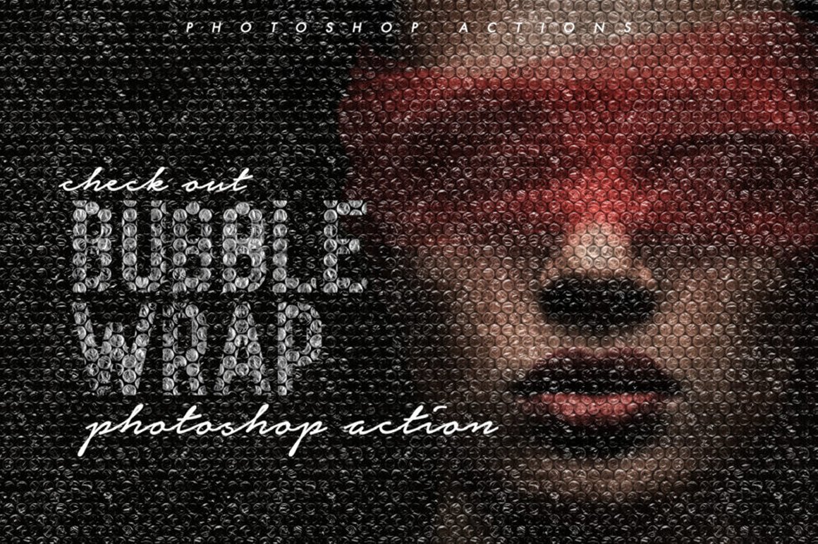 Bubble Wrap Photoshop Actioncover image.