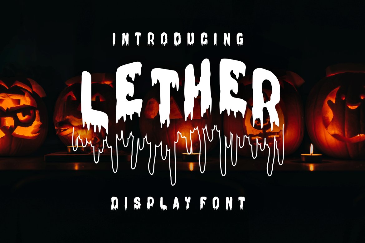 LETHER FONT cover image.