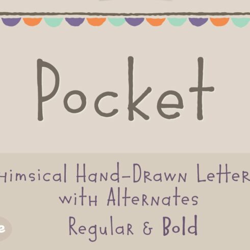 Pocket Px cute font cover image.