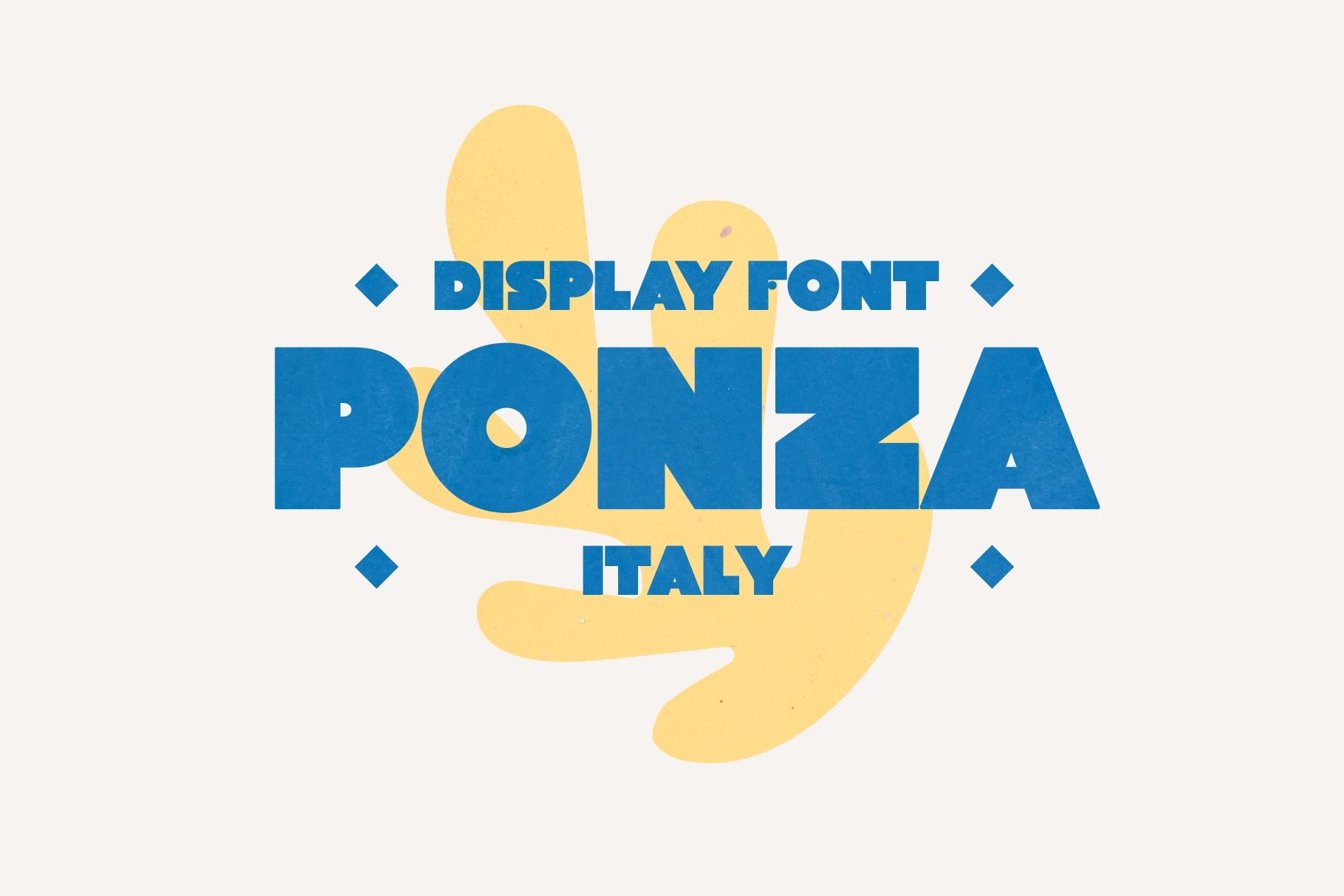 PONZA Display Font cover image.