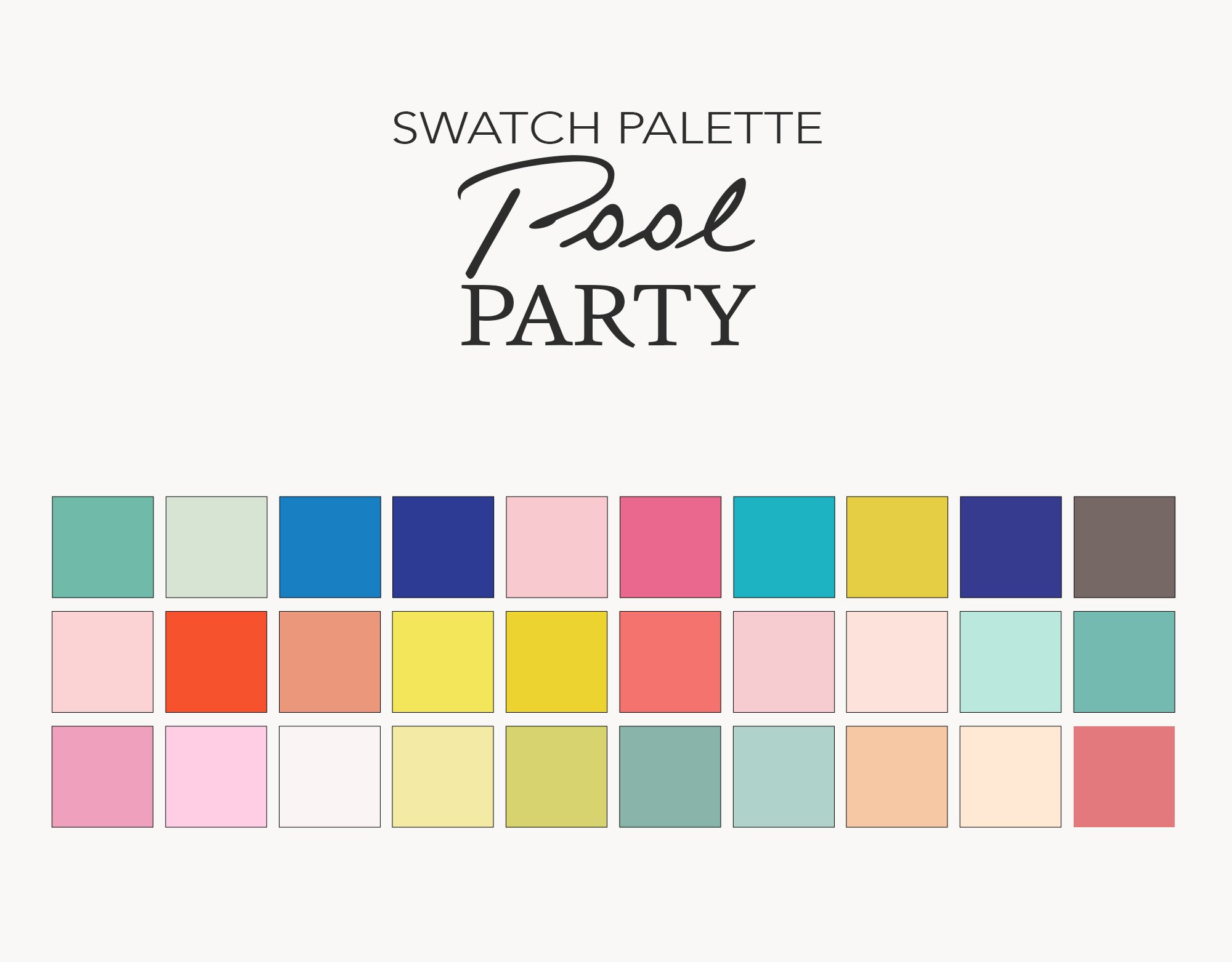 Color Palette Procreate PSD Swatchescover image.