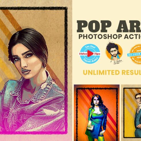 Pop Art Photoshop Actioncover image.