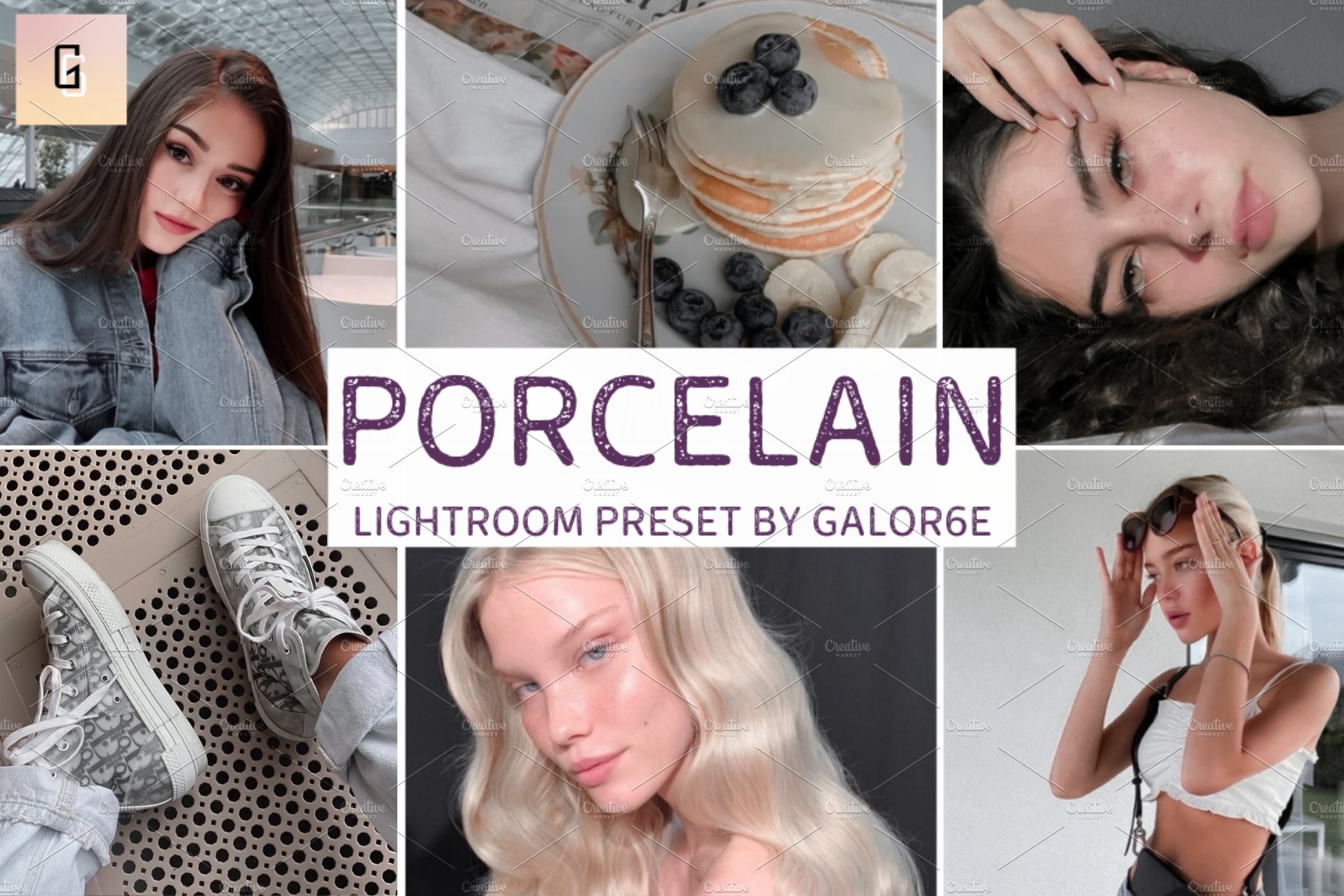 Lightroom Preset PORCELAIN - GALOR6Ecover image.