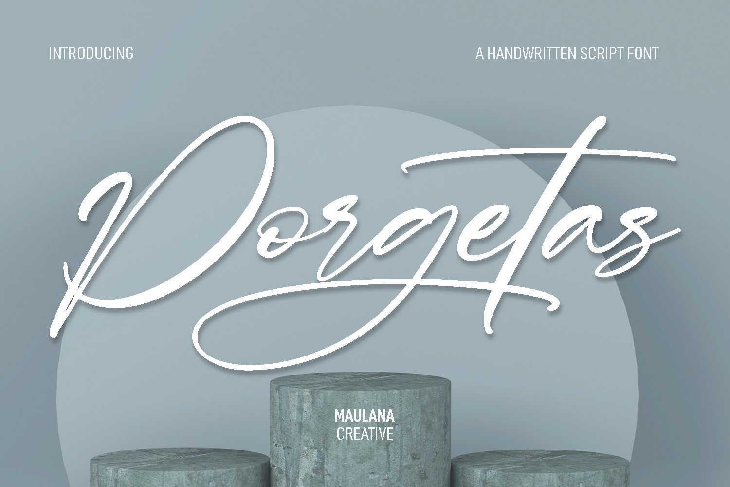 Porgetas Ink Script Font cover image.