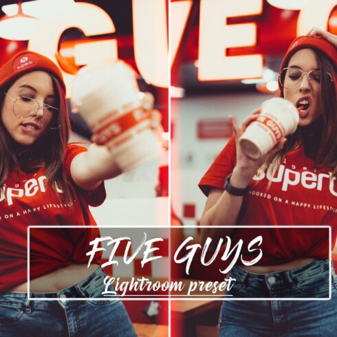 Five Guys Lightroom Presetcover image.