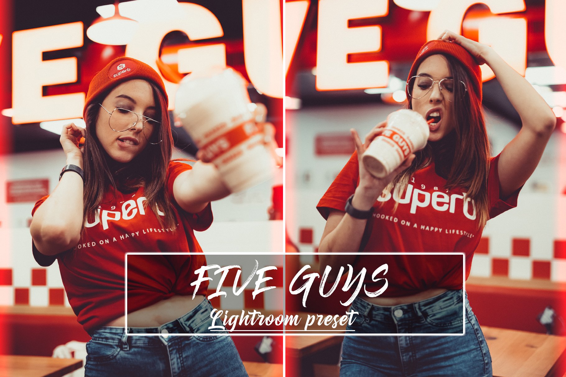 Five Guys Lightroom Presetcover image.