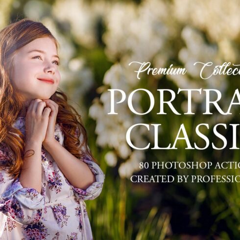Classic Portrait Photoshop Actionscover image.