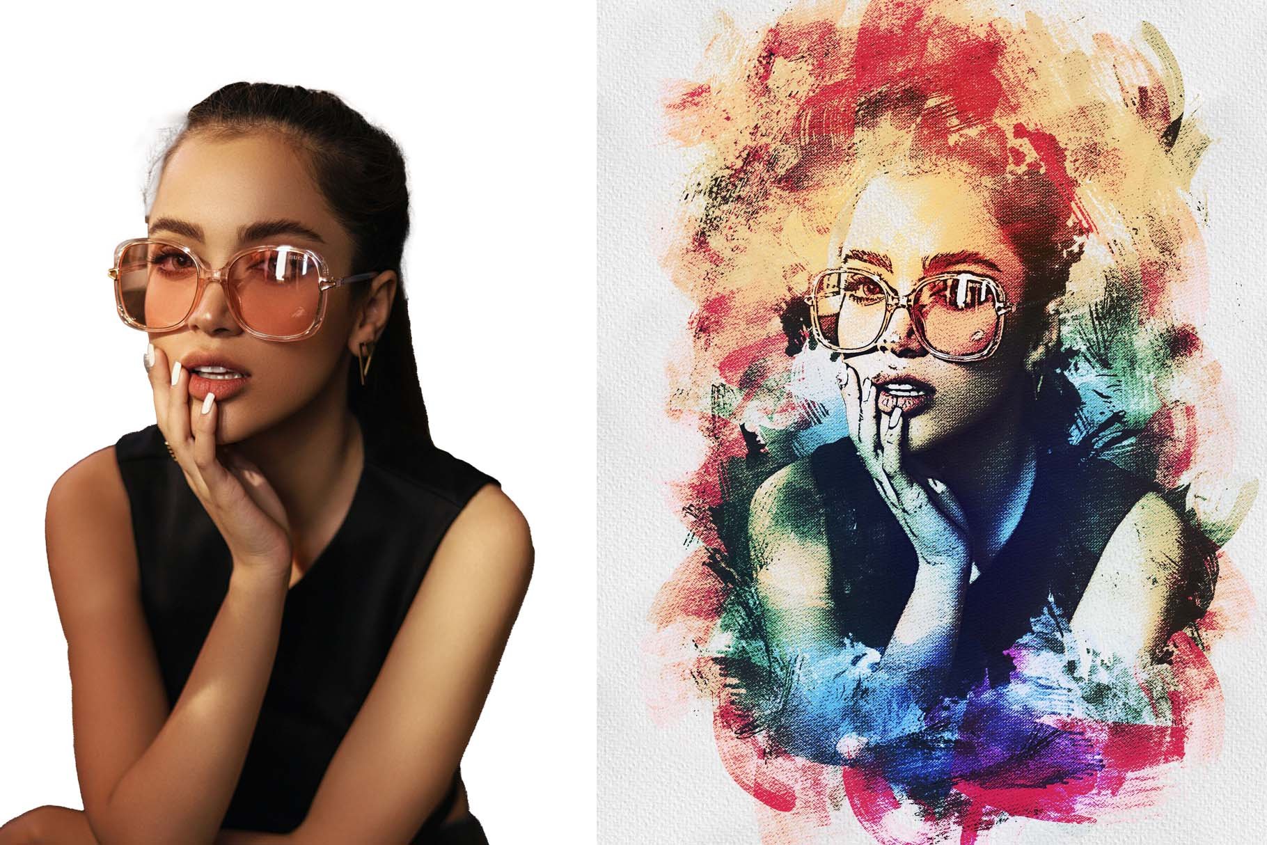 portrait painting photoshop effect 8 70