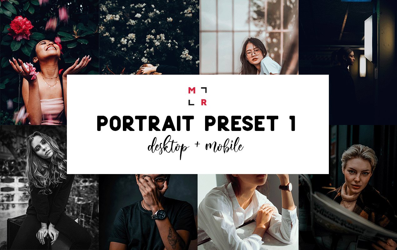 Portrait preset pack 1cover image.