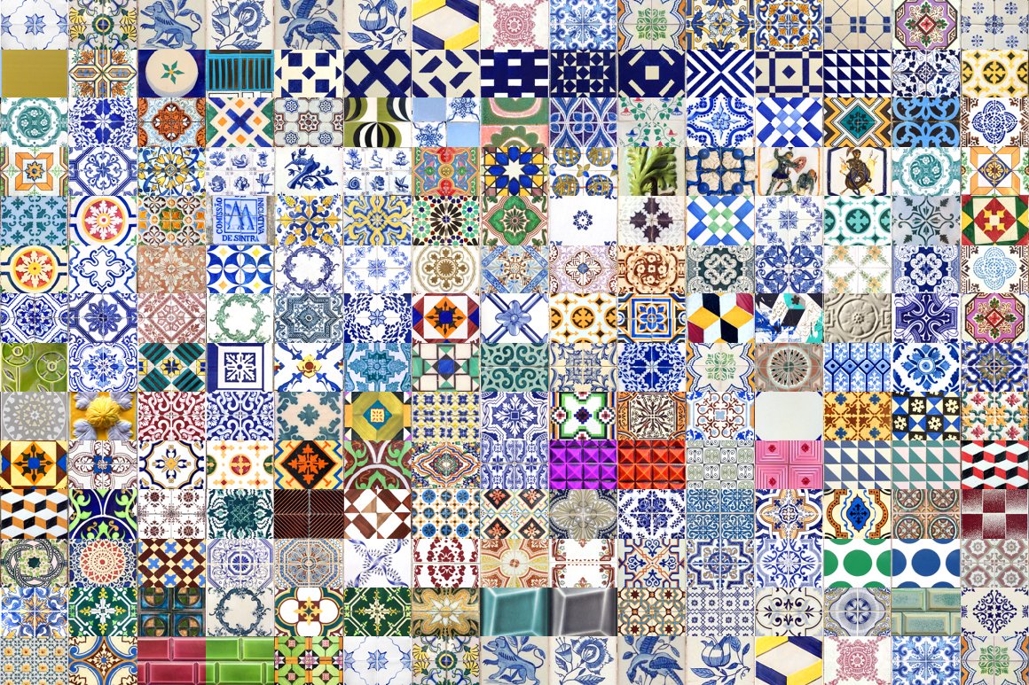 200 Seamless Portugal Azulejo Tilespreview image.