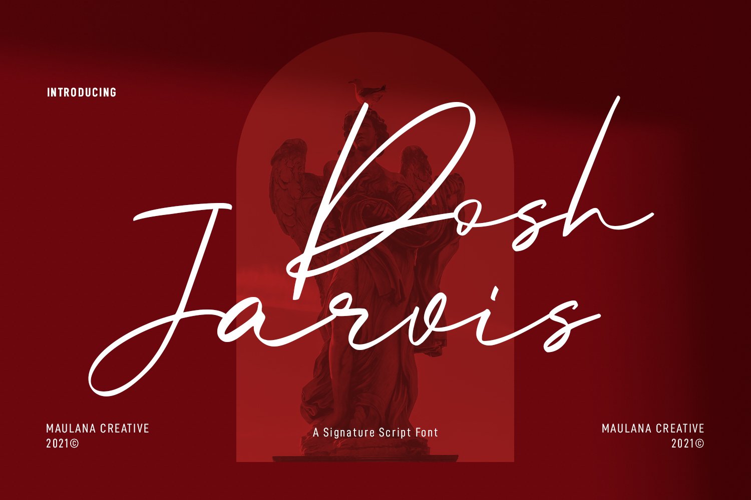 Posh Jarvis Signature Script Font cover image.