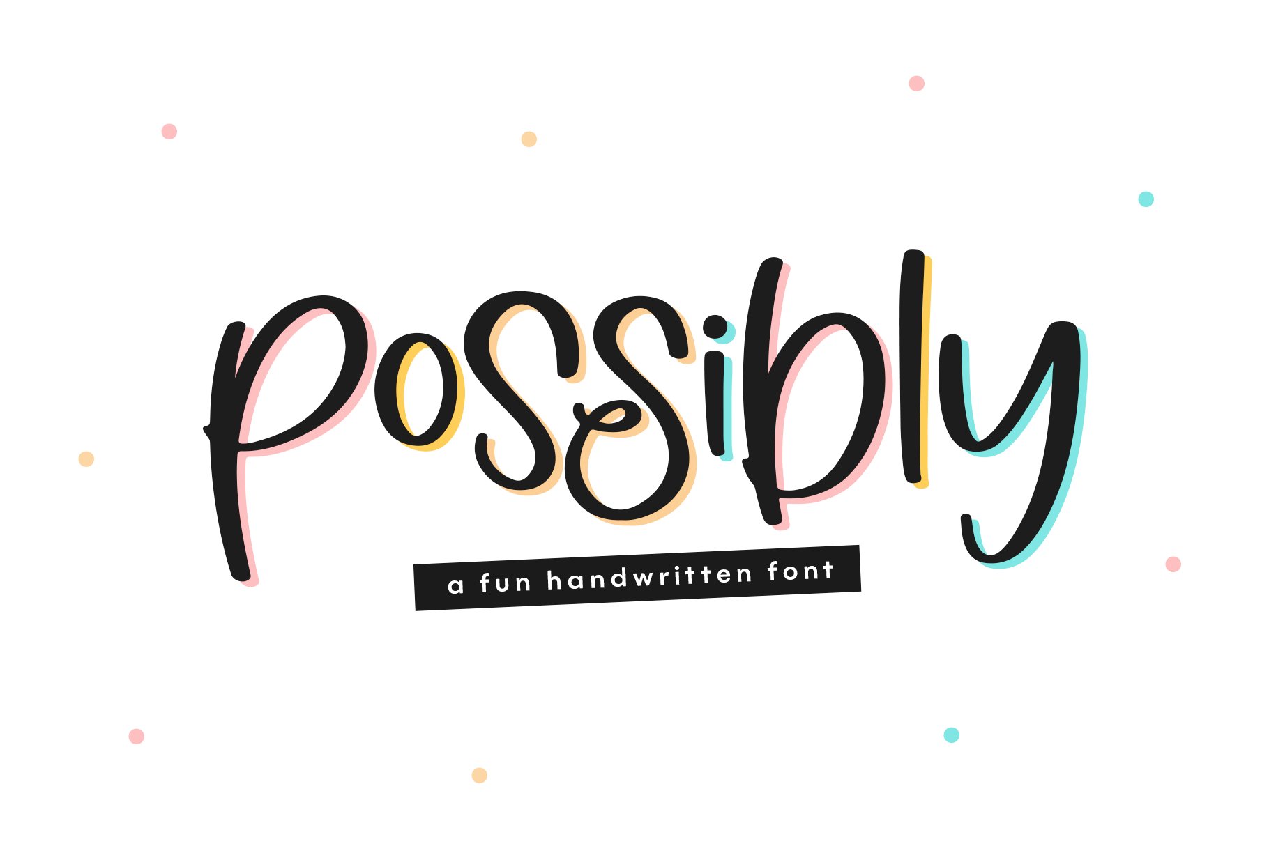 Possibly | Quirky Handwritten Font cover image.