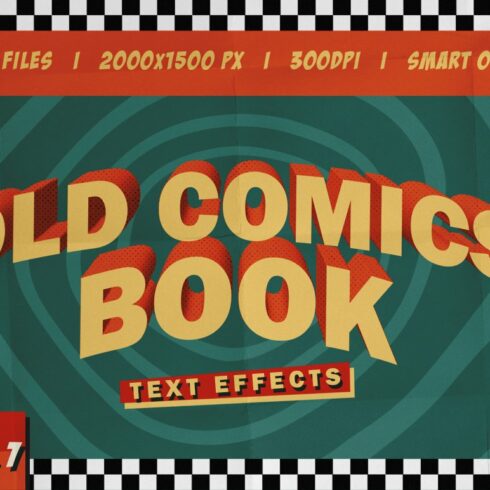 Old Comics Book Text Effects Vol.1cover image.