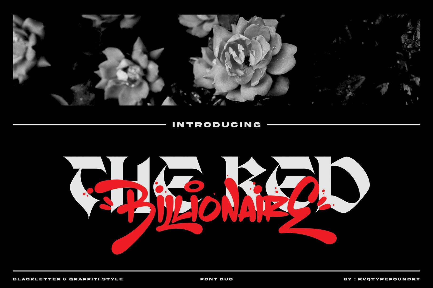 The Red Billionaire (font duo) cover image.