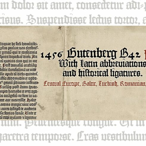 1456 GLC Gutenberg B42 PRO cover image.