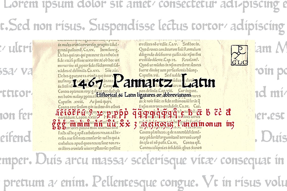 1467 Pannartz Latin OTF cover image.