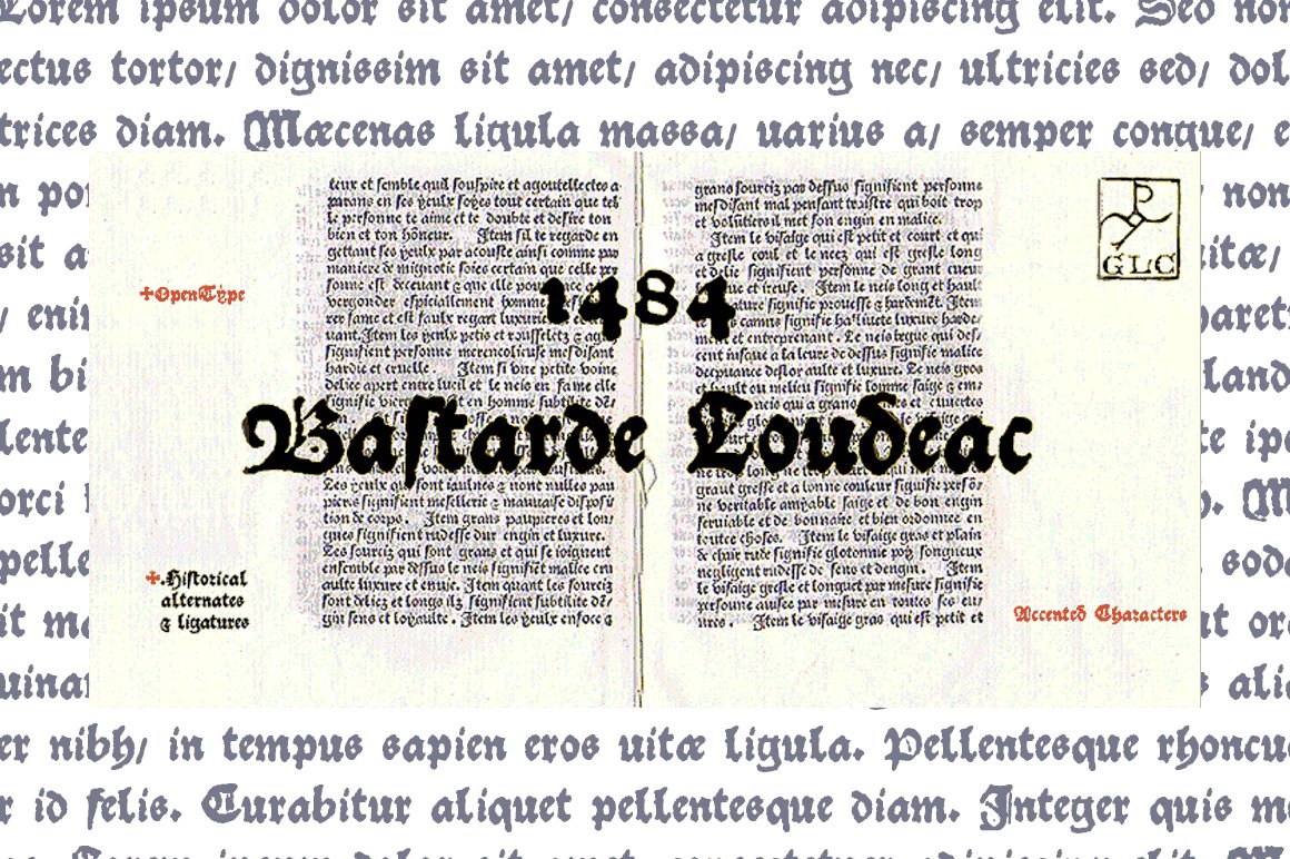 1484 Bastarde Loudeac (V2) OTF cover image.