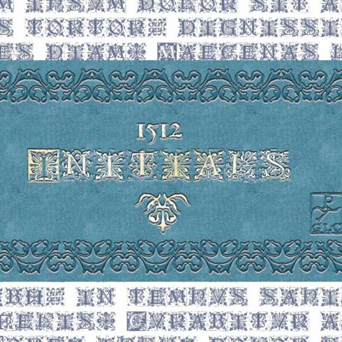 1512 Initials Set TTF cover image.