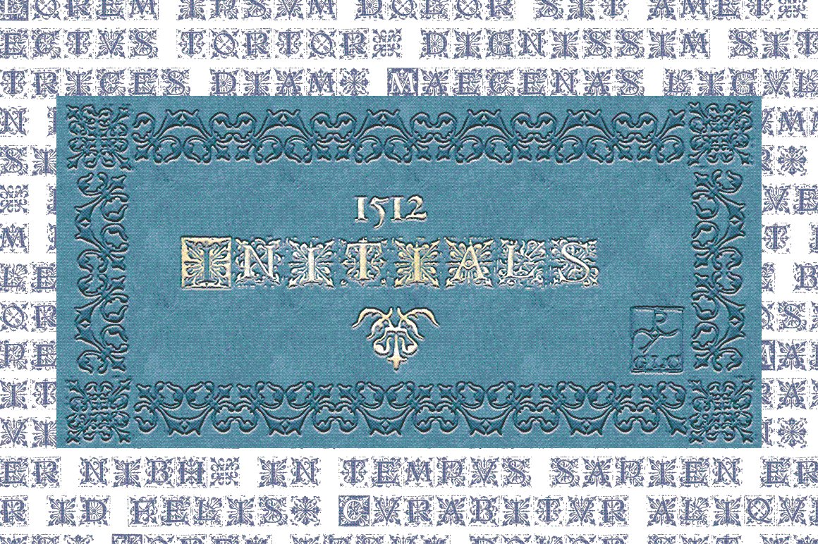 1512 Initials Set TTF cover image.