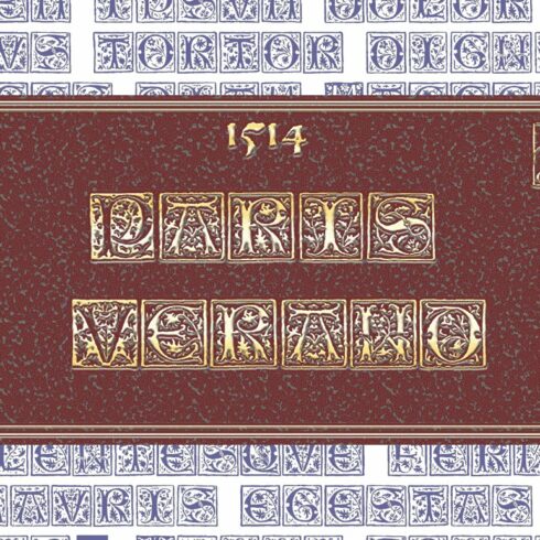 1514 Paris Verand Initials cover image.
