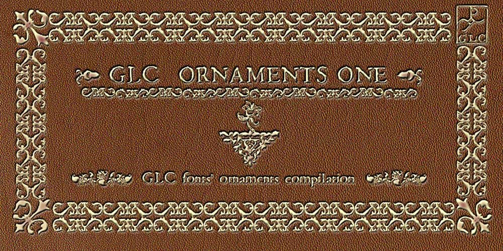 GLC Ornaments One OTF cover image.