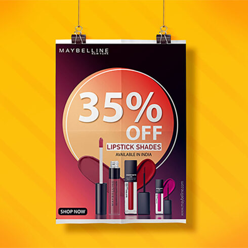 Poster Design - Maybelline Lipstick Offer cover image.