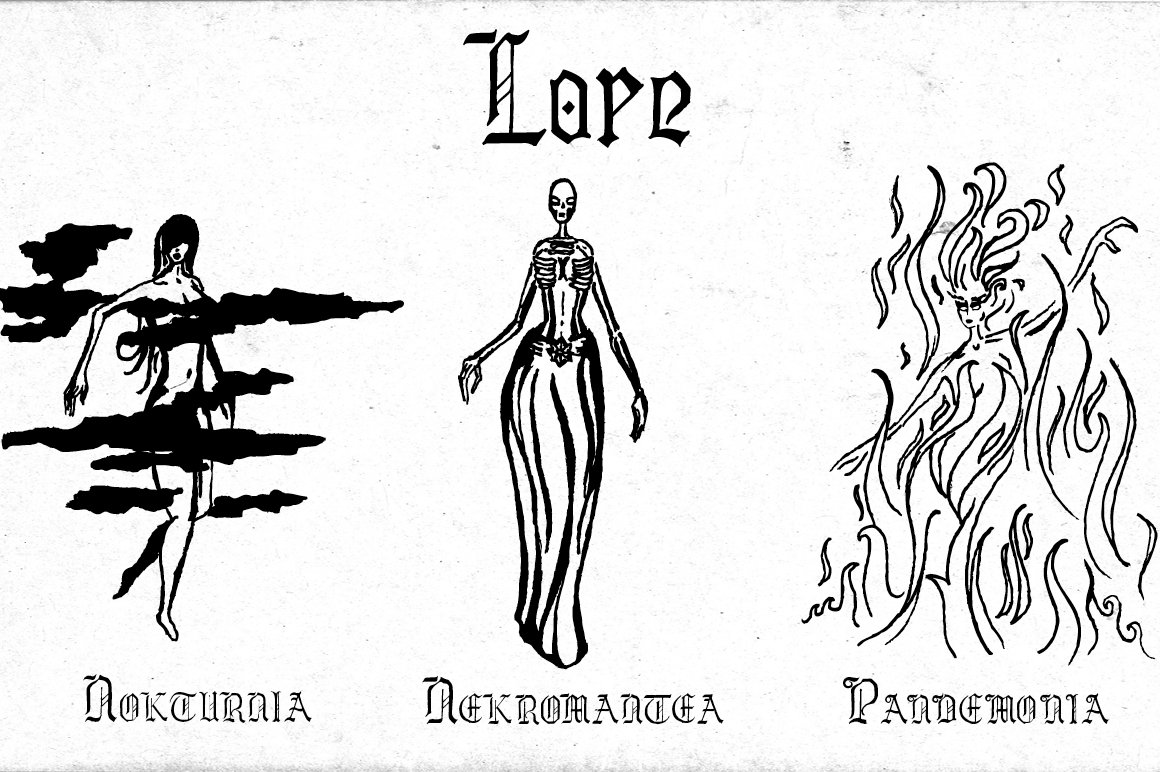 Lore - Family 6 fonts cover image.