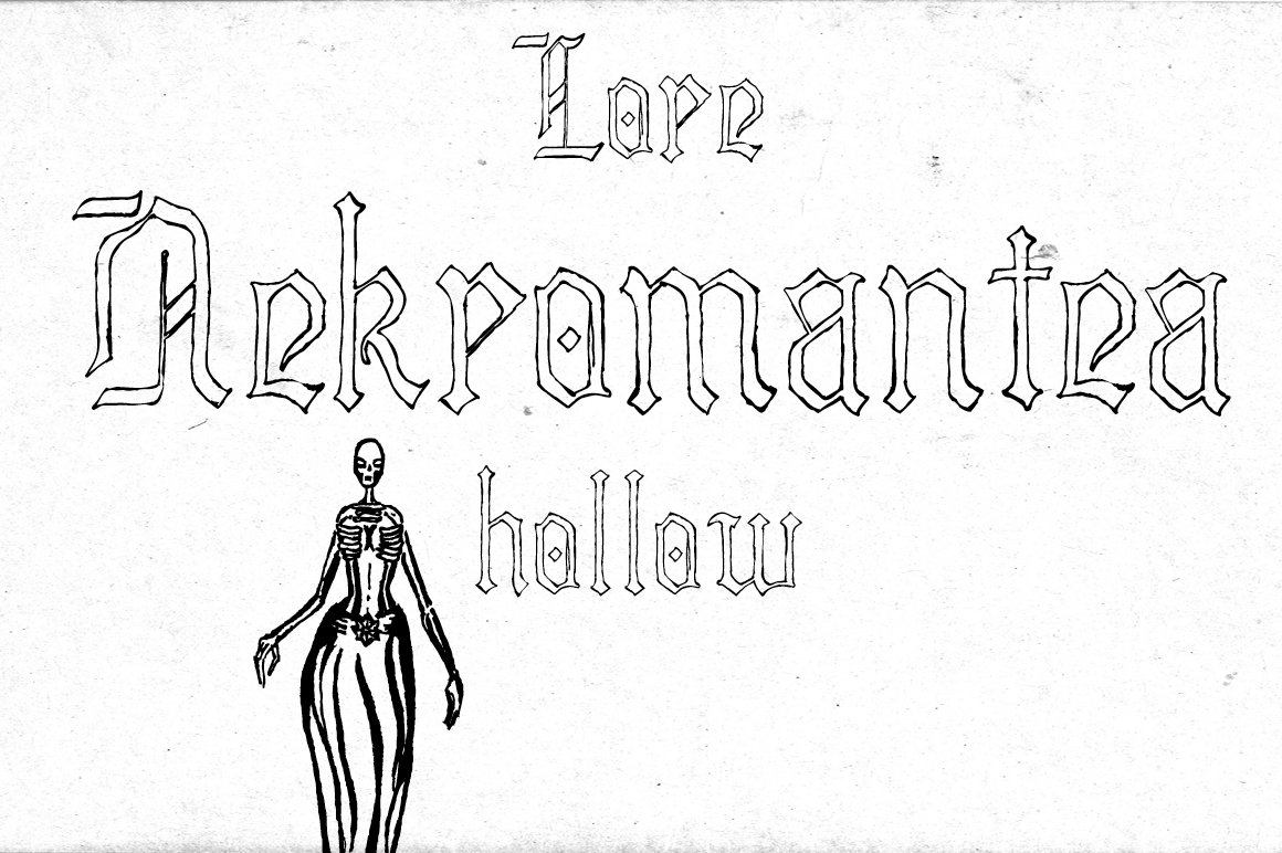 Lore Nekromantea Hollow cover image.