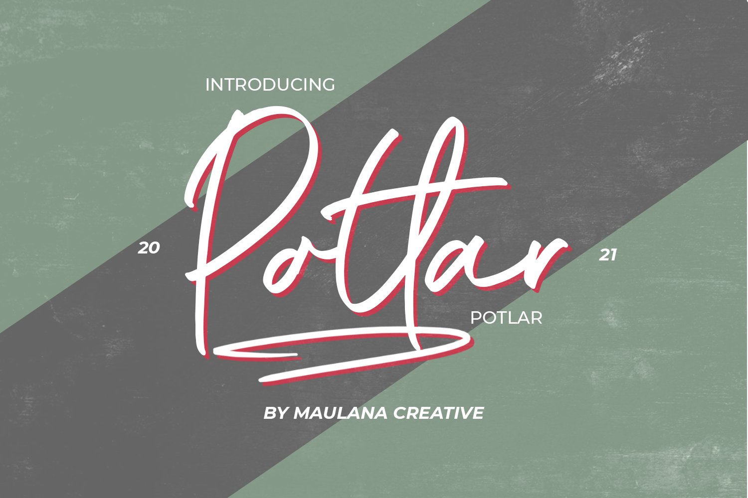 Potlar Signature Script Font cover image.