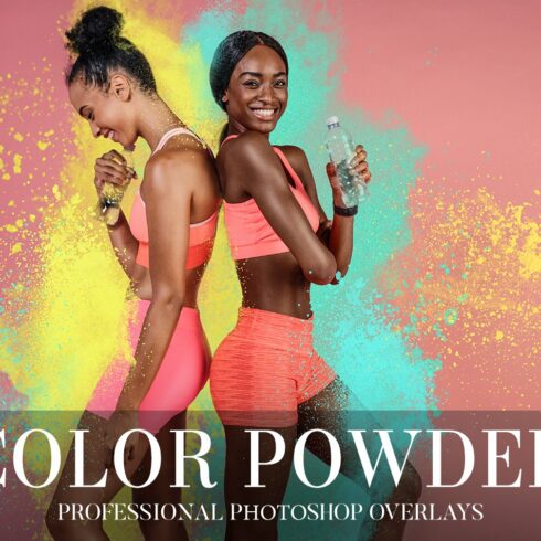 Color Powder Overlays Photoshopcover image.