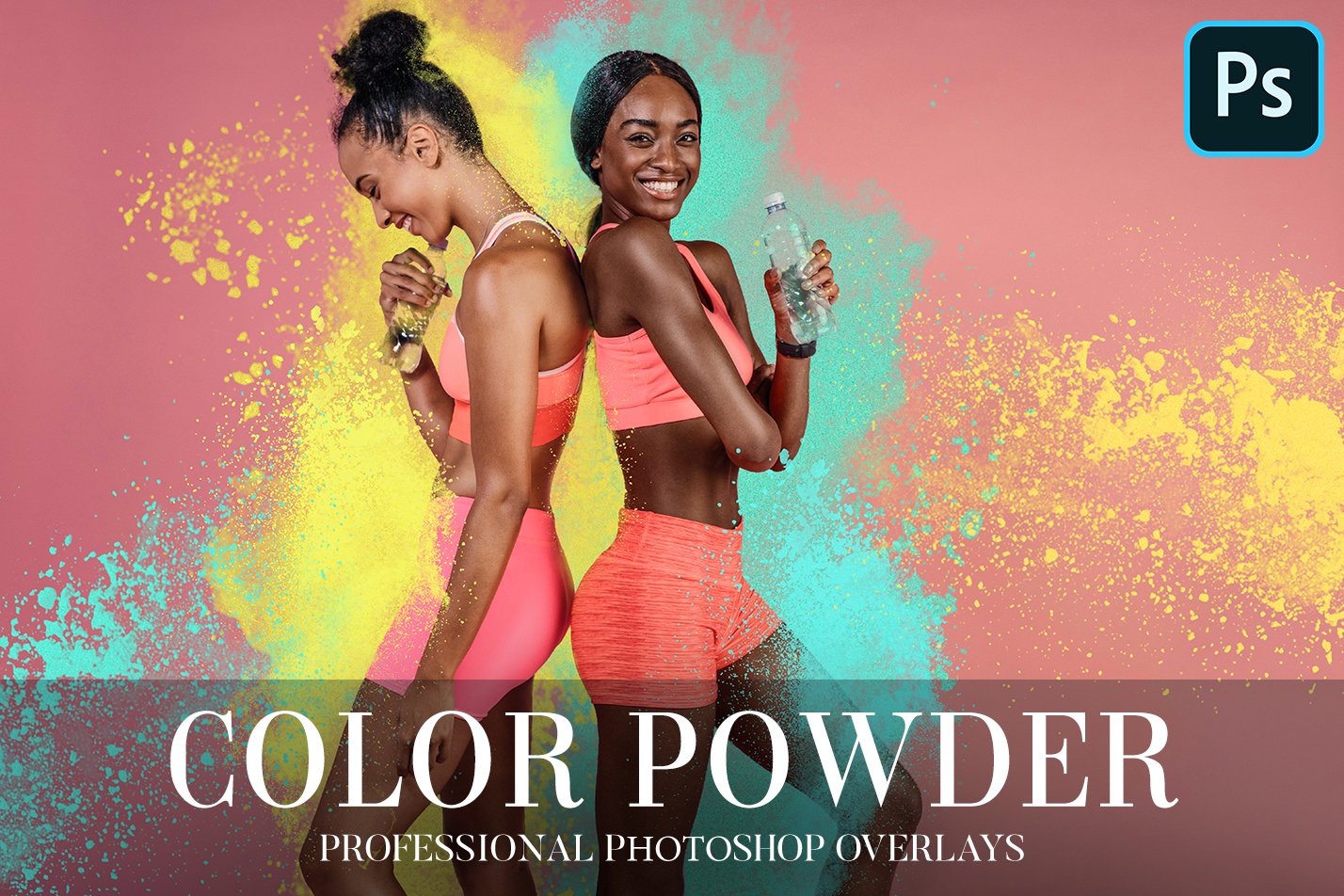 Color Powder Overlays Photoshopcover image.
