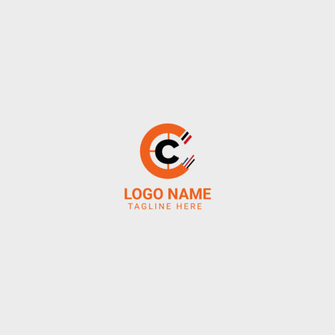 c Letter logo design cover image.