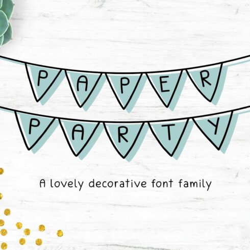 Paper Party – Font Family cover image.