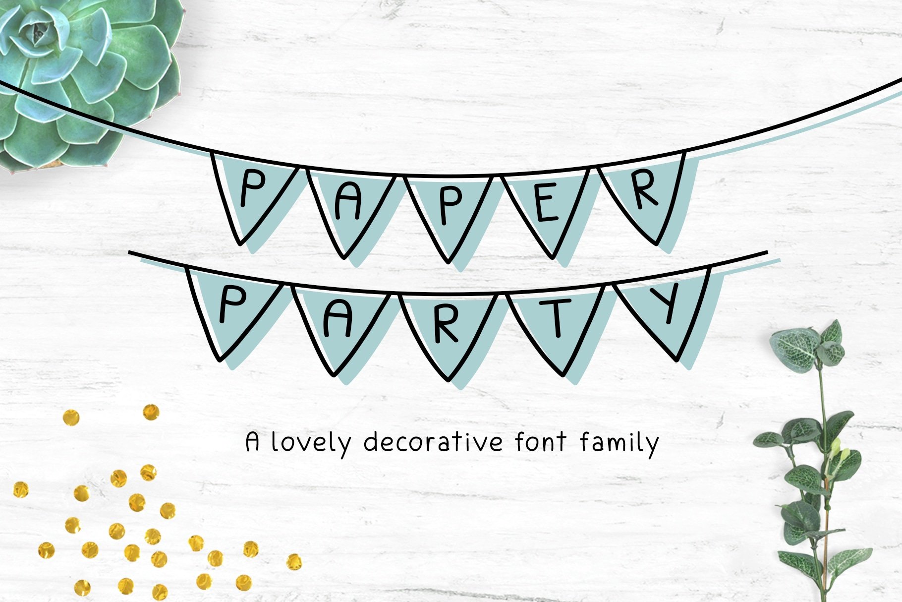 Paper Party – Font Family cover image.