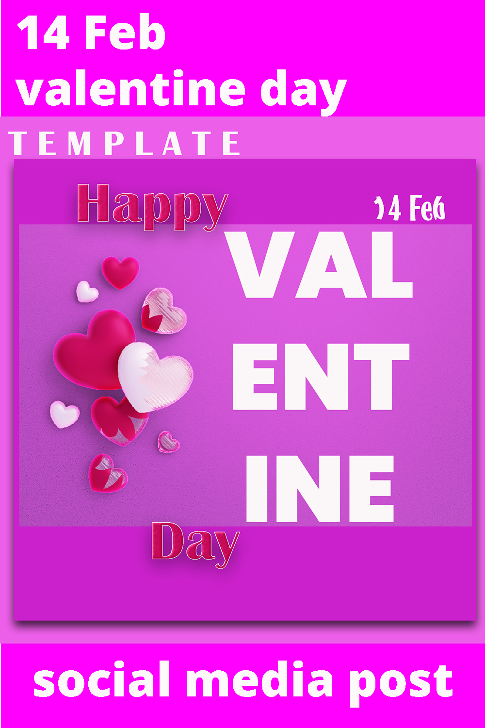 14 Feb International Valentine day pinterest preview image.