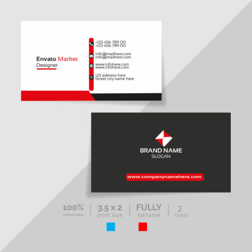Business Card cover image.