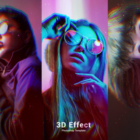 Anaglyph 3D Effect Photoshopcover image.