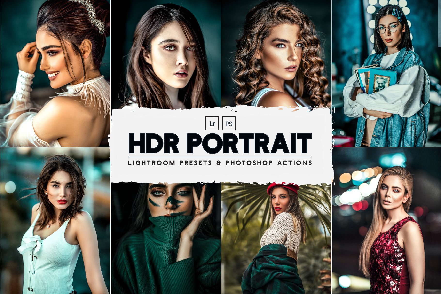 HDR Portrait Lr Presets & Ps Actionscover image.
